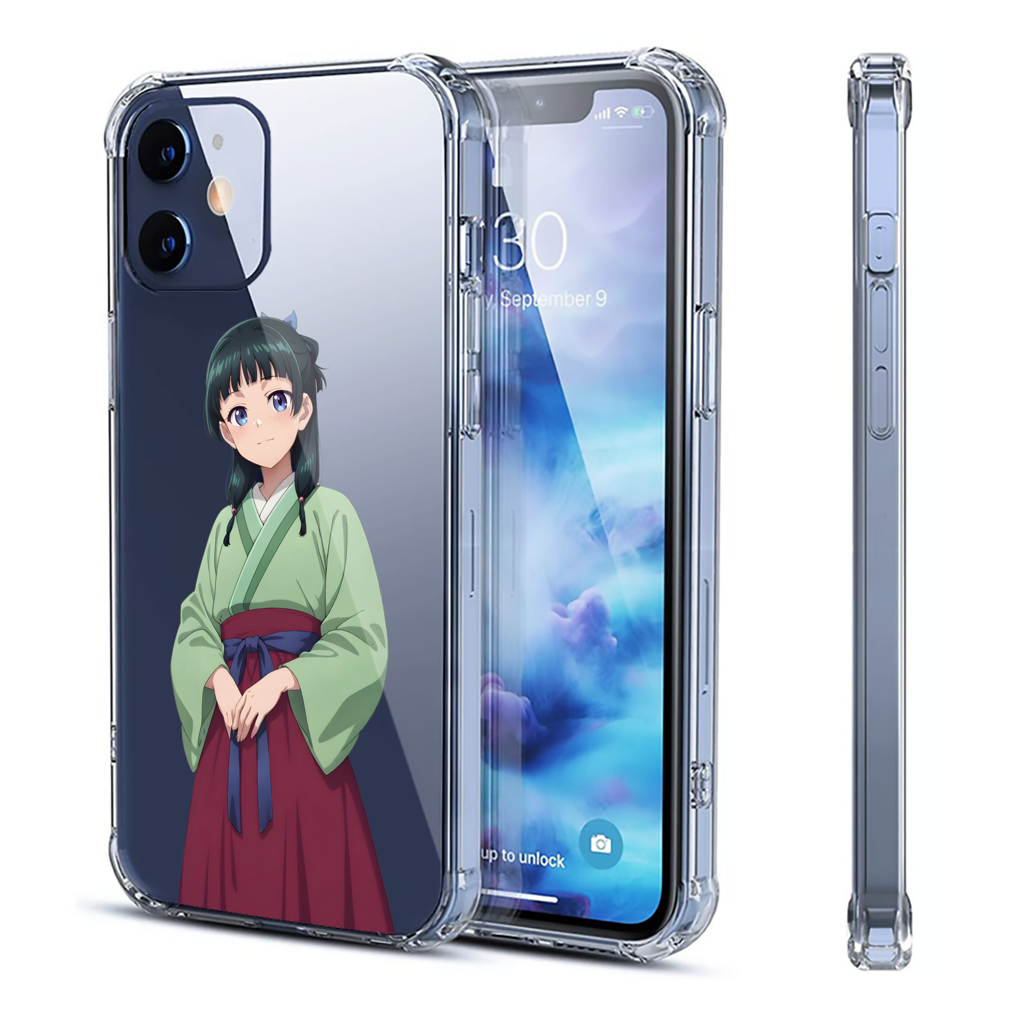 （画像用） 薬屋のひとりごと The Apothecary Diaries 【iPhone 12シリーズ対応】透明スマホケース（クリアソフトケース）